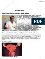 Vacuna Del VPH. Administración en Mujeres Adultas y en Varones. Dr. José María Bayas