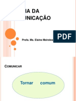 TEORIA DA COMUNICAÇÃO