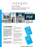 Complete wastewater treatment for Coloral's acidic and alkaline streams