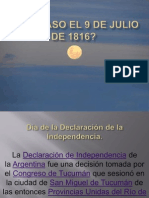 Qué paso el 9 de julio