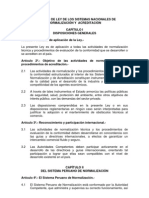 Proyecto Ley Sistema Nacional de Normalizacion y Acreditacion