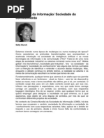 Sociedade da informação  Sociedade do conhecimento boa