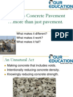Previous Concrete Pavement