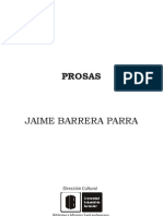 Prosas Jaime Barrera Parra