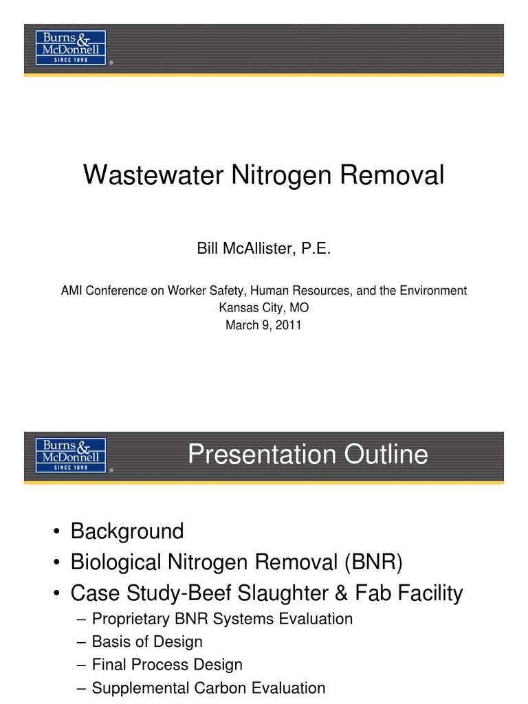 Wastewater Nitrogen Removal Sewage Treatment Chemical Engineering