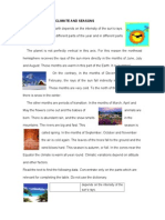 How Earth's Climate and Seasons Vary