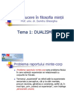 2.filosofia Mintii Dualismul