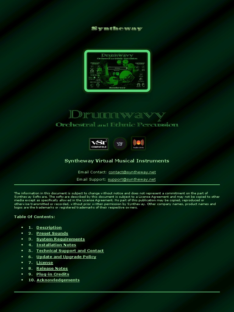 Drumwavy VST VST3 Audio Unit Orchestral and Ethnic Percussion + EXS24