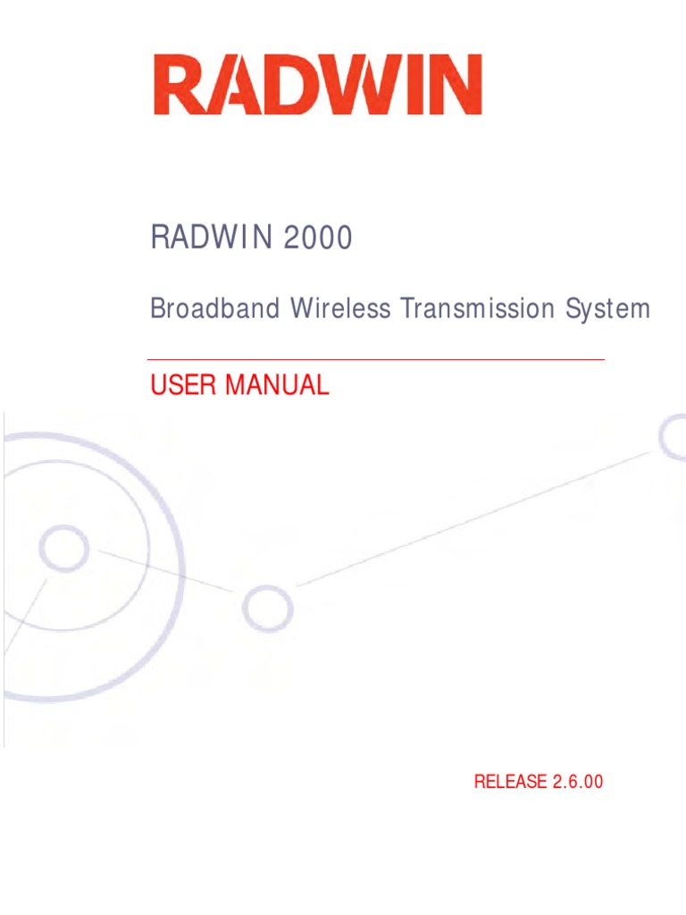 User Manual 2 RADWIN5000 | PDF
