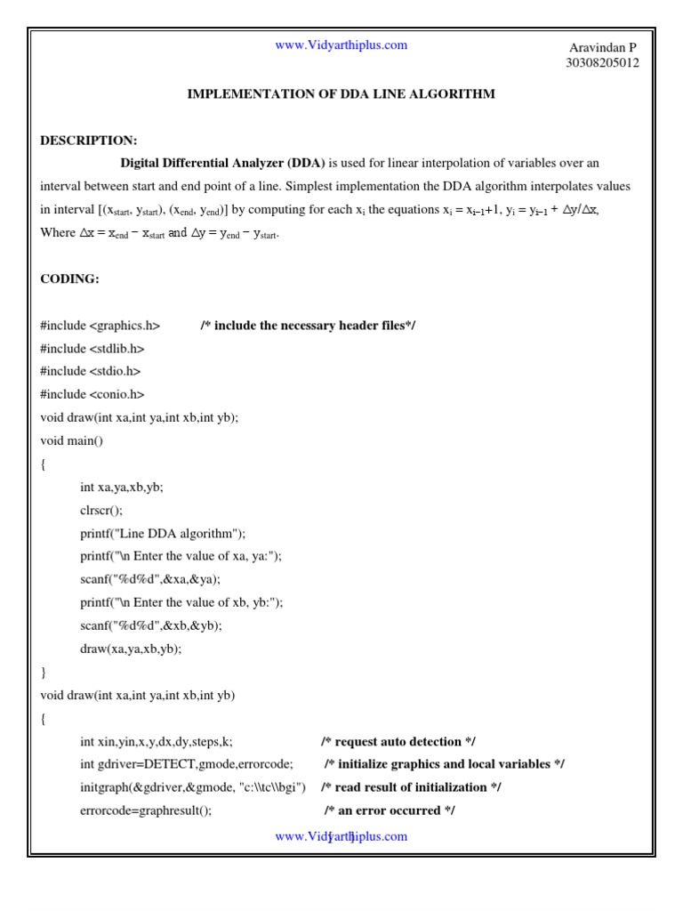 CS Computer Graphics Lab Manual PDF