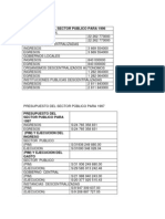 Cierre Del Presupuesto Del Sector Público para 1997 Aaaaa