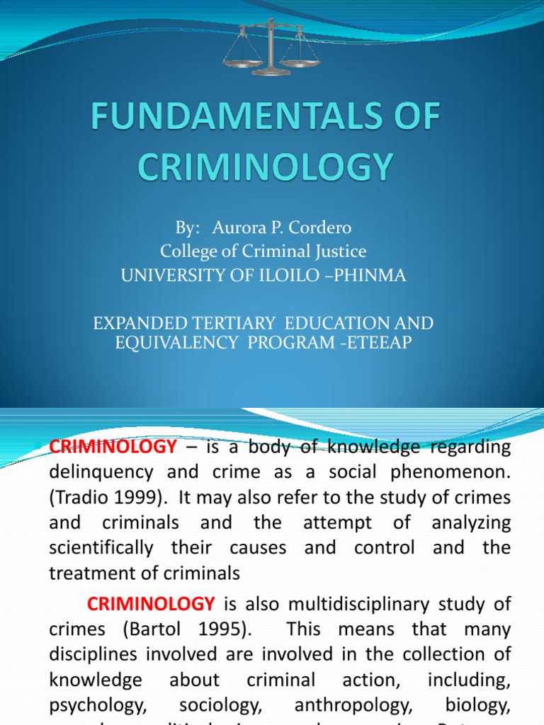 criminology research papers pdf download