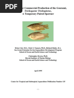 Download a manual for commercial production of the gourami trichogaster trichopterus - a temporary paired spawner by nlribeiro SN15234476 doc pdf