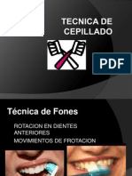 Técnicas de cepillado dental