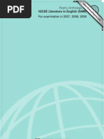 Download Igcse English Poetry Anthology by Parvathy Subramanian SN152348743 doc pdf