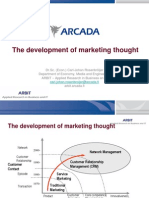 The Development of Marketing Thought