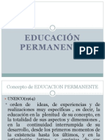 Educacion Permanente