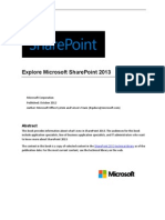 Explore SharePoint 2013