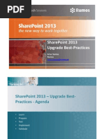 SharePoint 2013 Upgrade