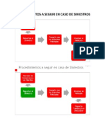 Procedimientos a Seguir en Caso de Siniestros