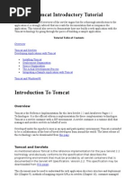 Download Tomcat Introductory Tutorial by Abhilash V Pillai SN15235348 doc pdf