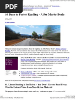 Download 10 Days to Faster Reading - Abby Marks-Beale by Akshay Goel SN152357003 doc pdf