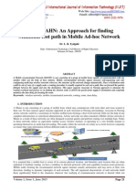 AMCPMAHN: An Approach For Finding Minimum Cost Path in Mobile Ad-Hoc Network