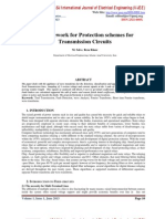 A framework for Protection schemes for
Transmission Circuits