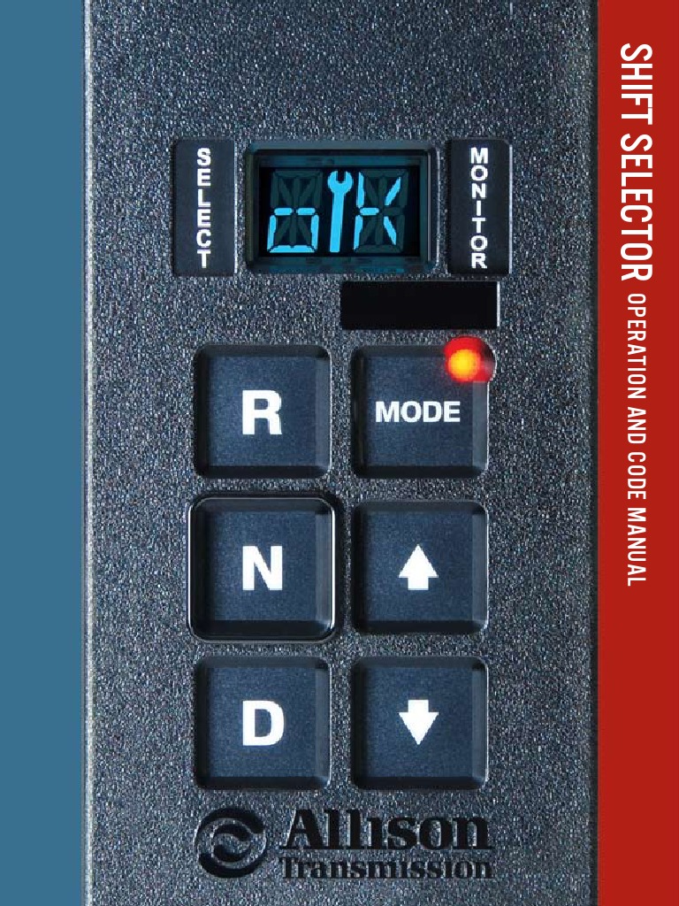 Allison Shift Selector Op & Codes | Transmission ... commercial wiring charts 