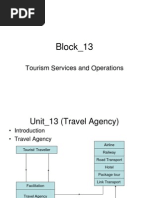 Block - 13: Tourism Services and Operations