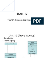 Block - 13: Tourism Services and Operations