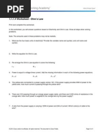 Download 1114 Worksheet - Ohms Law by Red War SN152401700 doc pdf