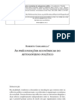 C. Política- As pré-condições econômicas do autogoverno político (Texto 2)