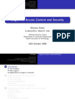 LogicForAccessControlAndSecurityPresentation-Aug2006-MortezaAmini