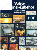 Volvo Original-Zubehör German-French Accessories Brochure 1976
