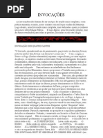 INVOCAÇÕES