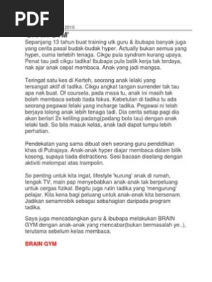 7 Cara Ini Sesuai Untuk Latih Anak Anda Jadi Lebih Fokus