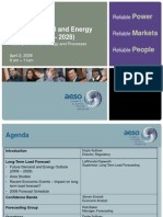 Power Markets People: Future Demand and Energy Outlook (2008 - 2028)