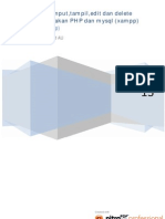 Edit, Input, Delete Dan Tampil Dengan PHP Dan Mysql