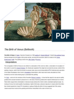 The Birth of Venus (Botticelli) : Interpretations