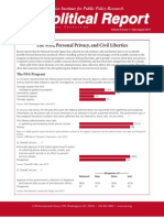 Are Americans Worried About The NSA? AEI Political Report July/August 2013