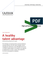 Accenture Outlook - A Healthy Talent Advantage