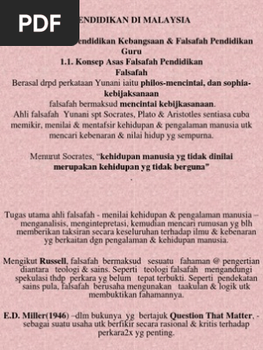 Asas Falsafah Pk Fpg Pdf