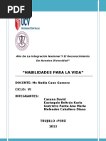 Habilidaes Para La Vida Informe