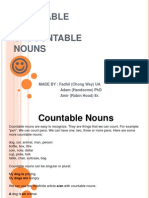 Countable and Uncountable Nouns: Made By: Fadhil (Chong Wey) Ua Adam (Handsome) PHD Amir (Robin Hood) Er