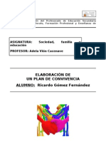 Elaboración Plan de Convivencia