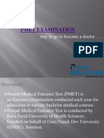 Pmet Examination: Way To Go To Become A Doctor .