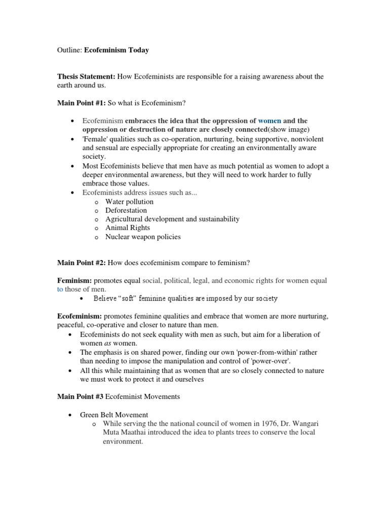 Ecofeminism pdf picture