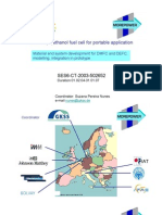 Direct (M) Ethanol Fuel Cell For Portable Application: SES6-CT-2003-502652