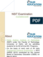 NSIT Examination: A Complete Guide